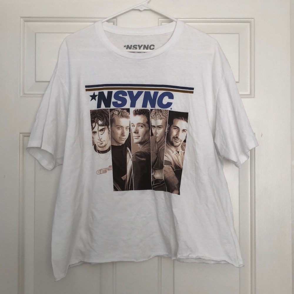 *NSYNC cropped tee size XL